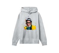 F4NT4STIC Sweat-shirt 'TV Times Elton John At The Piano 1977' jaune / gris / vert, Taille XS