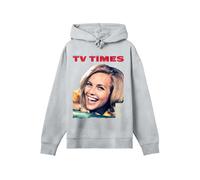 F4NT4STIC Sweat-shirt 'TV Times Honor Blackman 1964 Cover' gris, Taille XS