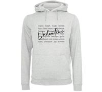 F4NT4STIC Sweat-shirt 'Valentine Herz Hugs Kisses Love Flowers Joy' gris, Taille S
