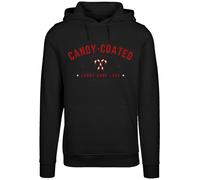 F4NT4STIC Sweat-shirt 'Weihnachten Candy Coated Christmas' rouge / noir / blanc, Taille XS