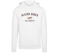 F4NT4STIC Sweat-shirt 'Winter Schlitten Christmas' marron / blanc, Taille M