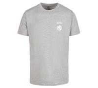 F4NT4STIC T-Shirt 'ACDC Lightning Bolt' gris / blanc, Taille 4XL