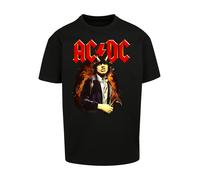 F4NT4STIC T-Shirt 'ACDC Rock Band Shirt Angus Highway To Hell' jaune / orange / rouge / noir / blanc, Taille L