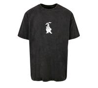 F4NT4STIC T-Shirt 'Alice Im Wunderland Heroes Of Childhood' bleu ciel / jaune / rose / noir, Taille L