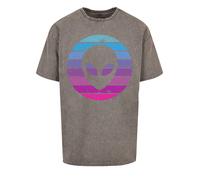 F4NT4STIC T-Shirt 'Alien Kopf' taupe / mélange de couleurs, Taille XS