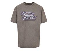 F4NT4STIC T-Shirt 'Atari Crystal Castles Retro Gaming' gris / mélange de couleurs, Taille L