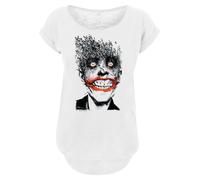F4NT4STIC T-shirt 'Batman The Joker Bats' gris / rouge / noir / blanc chiné, Taille 5XL