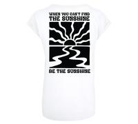 F4NT4STIC T-shirt 'Be The Sunshine' noir / blanc, Taille M