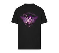 F4NT4STIC T-Shirt 'Betty Boop Heartbreaker Tattoo' violet / noir, Taille L