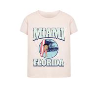 F4NT4STIC T-shirt 'Betty Boop Miami Florida Surf Scene' bleu / menthe / rose / rose pastel, Taille 4XL