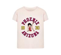 F4NT4STIC T-shirt 'Betty Boop Phoenix Arizona 1930' jaune / magenta / rose pastel / noir, Taille XS