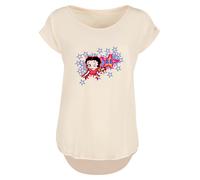 F4NT4STIC T-shirt 'Betty Boop Purple Stars And Dots' sable / violet / rose, Taille L