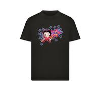 F4NT4STIC T-Shirt 'Betty Boop Purple Stars And Dots' violet / rouge / noir, Taille 122-128