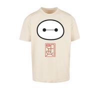 F4NT4STIC T-Shirt 'Big Hero 6 Baymax' beige / sable / rouge feu / noir, Taille XXL