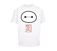 F4NT4STIC T-Shirt 'Big Hero 6 Baymax' bourgogne / noir / blanc, Taille L