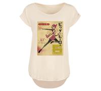 F4NT4STIC T-shirt 'Big Hero 6 Honey Lemon Newspaper' sable / cappuccino / magenta / noir, Taille L