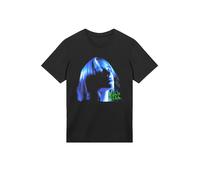 F4NT4STIC T-Shirt 'Billie Eilish Iconic Indie-Pop Style' bleu / vert / noir, Taille M