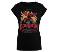 F4NT4STIC T-shirt bleu cyan / curry / rouge / noir, Taille XXL