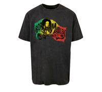 F4NT4STIC T-Shirt 'Bob Marley' gris / mélange de couleurs, Taille XS