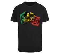 F4NT4STIC T-Shirt 'Bob Marley ' mélange de couleurs / noir, Taille XS