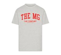 F4NT4STIC T-Shirt 'British Motor Heritage The MG Car Company' beige chiné / gris chiné / rouge chiné, Taille XXXL