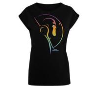 F4NT4STIC T-shirt 'Buzz Lightyear Blended Stare' jade / orange / rose / noir, Taille M