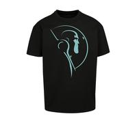 F4NT4STIC T-Shirt 'Buzz Lightyear Space Helmet Stare' turquoise / noir, Taille M
