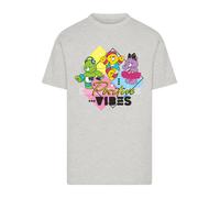 F4NT4STIC T-Shirt 'Care Bears Good Luck Bear Positive Vibes' gris / mélange de couleurs, Taille M