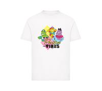 F4NT4STIC T-Shirt 'Care Bears Good Luck Bear Positive Vibes' mélange de couleurs / blanc, Taille 158-164