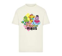 F4NT4STIC T-Shirt 'Care Bears Good Luck Bear Positive Vibes' sable / jaune / vert / violet, Taille XXXL