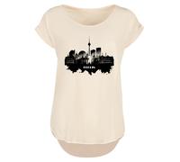 F4NT4STIC T-shirt 'Cities Collection - Berlin skyline' sable / noir, Taille XS