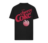 F4NT4STIC T-Shirt 'Coca Cola Enjoy Cherry Coke' rouge / noir, Taille XS