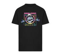 F4NT4STIC T-Shirt 'Crazy Frog Ding Ding Retro Music Player' mélange de couleurs / noir, Taille L