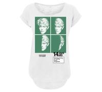 F4NT4STIC T-shirt 'David Bowie 1983 Concert Poster' vert / noir / blanc, Taille 4XL