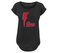 F4NT4STIC T-shirt 'David Bowie' bleu / rouge / noir, Taille XXL