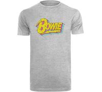 F4NT4STIC T-Shirt 'David Bowie' gris / mélange de couleurs, Taille S