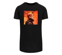 F4NT4STIC T-Shirt 'David Bowie Low Album Cover' marron / orange / noir, Taille XS