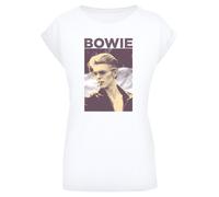F4NT4STIC T-shirt 'David Bowie' marron / jaune / blanc, Taille XL