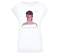 F4NT4STIC T-shirt 'David Bowie My Love For You' mélange de couleurs / blanc, Taille XXL