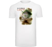 F4NT4STIC T-Shirt 'David Bowie Outside Album Cover' mélange de couleurs / blanc, Taille XXXL
