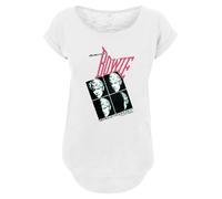 F4NT4STIC T-shirt 'David Bowie Serious Moonlight Tour 83' rose / noir / blanc, Taille 4XL