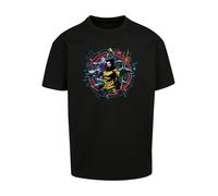 F4NT4STIC T-Shirt 'DC Comics Aquaman' bleu cyan / citron / rouge vif / noir, Taille L