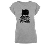 F4NT4STIC T-shirt 'DC Comics Batman Always Be Yourself' gris chiné / noir, Taille XXL