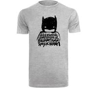 F4NT4STIC T-Shirt 'DC Comics Batman Always Be Yourself' gris / noir, Taille 4XL