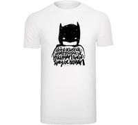 F4NT4STIC T-Shirt 'DC Comics Batman Always Be Yourself' noir / blanc, Taille XXXL