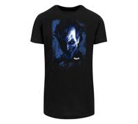 F4NT4STIC T-Shirt 'DC Comics Batman Arkham Asylum Joker Face' bleu roi / noir / blanc, Taille S