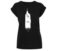 F4NT4STIC T-shirt 'DC Comics Batman Arkham Knight Ghost' noir / blanc, Taille XXXL