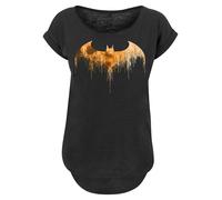 F4NT4STIC T-shirt 'DC Comics Batman Arkham Knight Halloween Moon' jaune / orange / noir, Taille XXXL