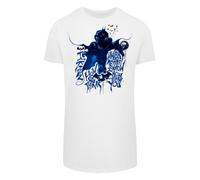 F4NT4STIC T-Shirt 'DC Comics Batman Arkham Knight Think and Batman Arkham Knight' bleu / bleu nuit / blanc, Taille S