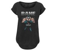 F4NT4STIC T-shirt 'DC Comics Batman Bane' beige / gris / pétrole / noir chiné, Taille 4XL
